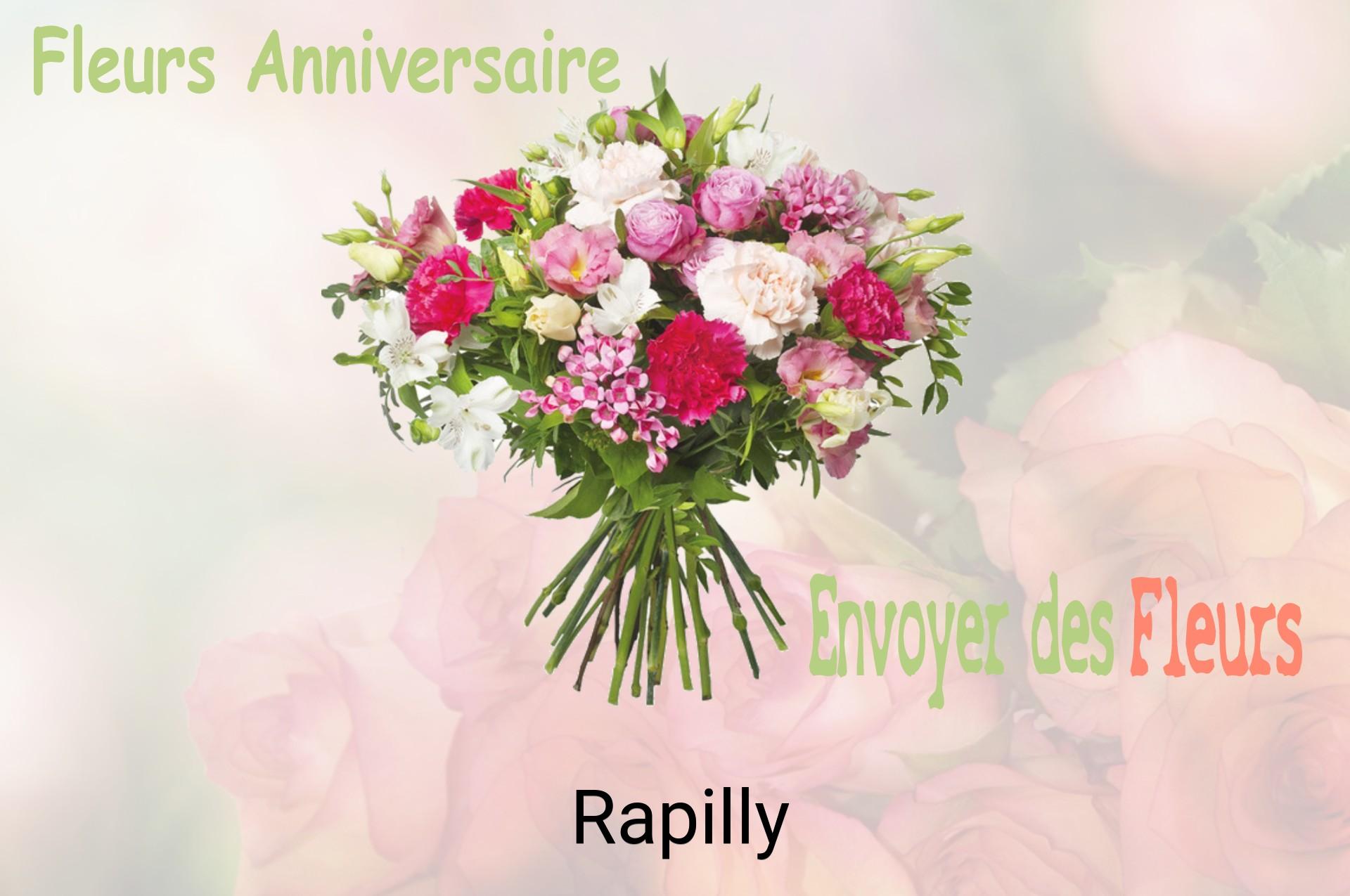 Bouquet de fleurs d’anniversaire livré à Rapilly